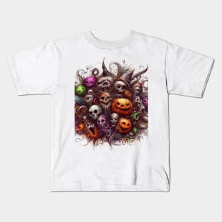 Whimsical Weavings of Witching Hour Kids T-Shirt